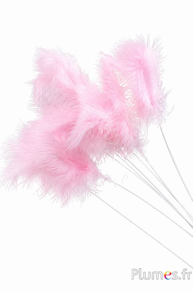 Panicule 3 veren - hoogte 36 cm - lichtroze